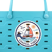 Sac de plage en EVA de grande taille pour femmes, couleur unie, résistant à l'eau, sac de voyage portable pour l'extérieur avec fermeture ouverte