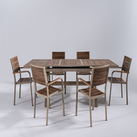 Chaises modernes en aluminium pour patio, mobilier d'extérieur pour café, chaise en corde pour hôtel, fauteuil Diva, chaise de restaurant et villa