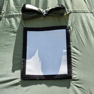 Fiberglass Cloth 20x23cm Aluminum Foil Insulation Pad For Camping Tent Fire Protection - Product Image 3