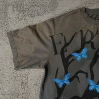 T-shirt d'été imprimé Southpole pour couples, ensemble décontracté surdimensionné, streetwear assorti, manches courtes, 300 grammes, style hip-hop