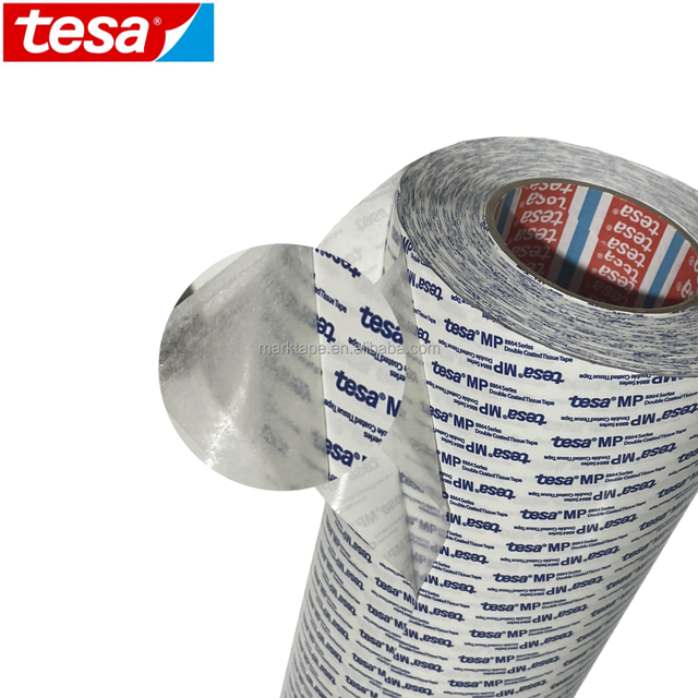 MACtape Paper Translucent Double-Coated PET Backing tesa 88663 Self-Adhesive Non-Woven Die Cut Tackified Acrylic Adhesive Tape