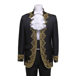 欧洲皇家宫廷王子服装男子中世纪文艺复兴维多利亚舞台表演服装服装化妆舞会套装