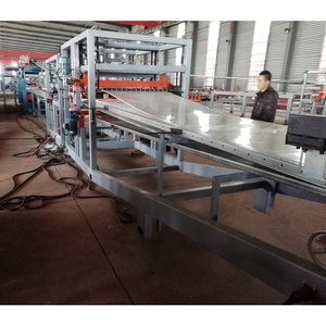 Nhiệt Hợp kim nhôm mái Polyurethane bảng tường dây chuyền sản xuất đi bộ trong tủ đông tấm PU PIR PIR bánh sandwich bảng điều chỉnh máy - Product Image 3