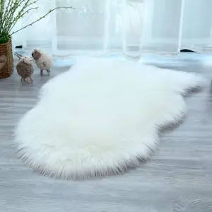 Neues Design 2020 flauschiger Anti-Rutsch-Teppich aus Kunst pelz in synthetischer Tierform