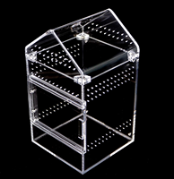 Nouvelle conception YAGELI – Enclos d'élevage en acrylique transparent pour tarantules et araignées, taille personnalisée, impression sérigraphiée, pour exposition à domicile
