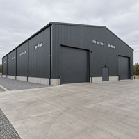 Kit de construction d'atelier industriel en structure métallique préfabriquée, conforme CE, entrepôt métallique, résistance à la corrosion
