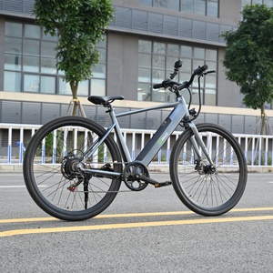 Drop Shipping <span class=keywords><strong>28</strong></span> pollici <span class=keywords><strong>bici</strong></span> <span class=keywords><strong>elettrica</strong></span> da città 36V 7.8Ah 250W Velo elettrique 7 velocità freni a doppio disco elettronica 7 velocità doppio disco - Product Image 2