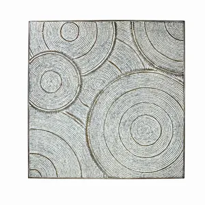 Ivydeco Interieur Home Decoraties Moderne Reliëf Metalen Smeedijzeren Abstract Wall Art Voor Woonkamer