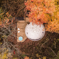 Dôme de glamping de 7 m, imperméable, résistant au vent et au froid, pour une hébergement de luxe dans les complexes hôteliers
