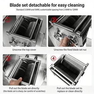 Trancheuse à viande automatique personnalisable et trancheuse à viande fine pour la découpe <span class=keywords><strong>de</strong></span> précision en <span class=keywords><strong>charcuterie</strong></span> - Product Image 3