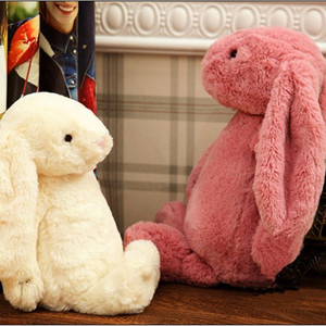 Jouet en peluche lapin personnalisé en gros, haute qualité, mignon, en coton PP, rembourré, oreilles longues 30-70cm, lapin de Pâques - Product Image 6
