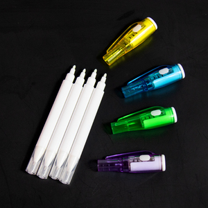 Bolígrafo UV de doble punta OEM y bolígrafo normal con linterna UV en la parte superior, marcador textil mágico para mensajes <span class=keywords><strong>secretos</strong></span>, tinta que desaparece en tela - Product Image 2