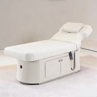 Table de massage électrique multifonctionnelle en PVC pour salon de beauté, thérapie Shiatsu, spa, tatouage, micropigmentation, avec télécommande et 4 moteurs