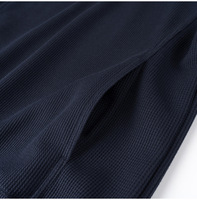 Sweat à capuche unisexe en molleton de coton personnalisé avec logo, de haute qualité, coupe oversize, avec fermeture éclair quart de tour, pour le golf, décontracté, uni, veste zippée