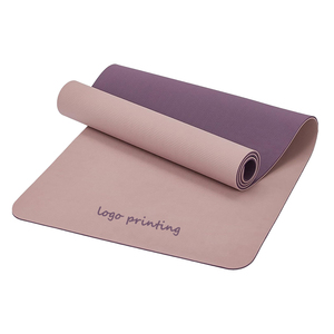 Colchoneta de yoga con amortiguación óptima, confort y soporte ideales para las articulaciones, colchoneta de yoga de goma, colchoneta para hacer ejercicio, proveedor de etiquetas privadas con logotipo personalizado - Product Image 1