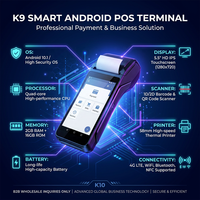 Máquina POS Inteligente Android 13 (TK10), Dispositivo de Pago de Boletos Móvil de Alta Velocidad, Escáner Portátil 4G/WiFi/Bluetooth/NFC/USB, 2GB de RAM