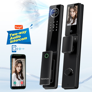 Fechadura Digitale Vingerafdruk Smart Lock Keyless Entry Deurslot Gezichtshandpalm Herkenning Smart Lock Met Camera - Product Image 1
