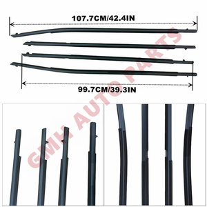 Moldura de Ensamblaje para Toyota <span class=keywords><strong>RAV4</strong></span> 2020 2021 <span class=keywords><strong>2022</strong></span>, Moldura para Ventana de Puerta Delantera y Trasera, Burlete, OE # 75710-0R060 - Product Image 3