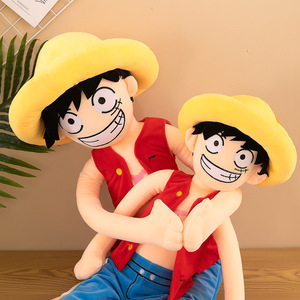 Juguetes de Peluche de One Piece, Muñecos de Peluche de <span class=keywords><strong>Luffy</strong></span>, Chopper, <span class=keywords><strong>Monkey</strong></span> <span class=keywords><strong>D</strong></span>. <span class=keywords><strong>Luffy</strong></span>, Roronoa Zoro, Muñecos de Peluche de Dibujos Animados de Navidad - Product Image 4