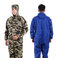 Overoles de Trabajo Impermeables con Estampado de Camuflaje por Transferencia Térmica, Uniformes de Poliéster para Ingenieros y Mecánicos Unisex, Disponibles en Stock