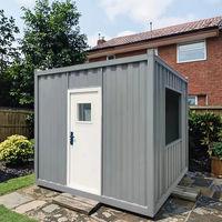 Maison préfabriquée en conteneur, maison modulaire portable pliable, conteneur pour chantier, bureau temporaire, cabine de logement en conteneur
