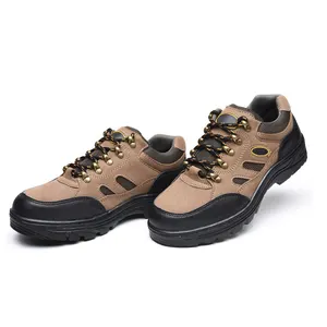 MLAZ1073 도매 안전 내유성 안전 스틸 발가락 남성 작업 안전 신발 부츠 미끄럼 방지 야외 통기성 하이킹 신발