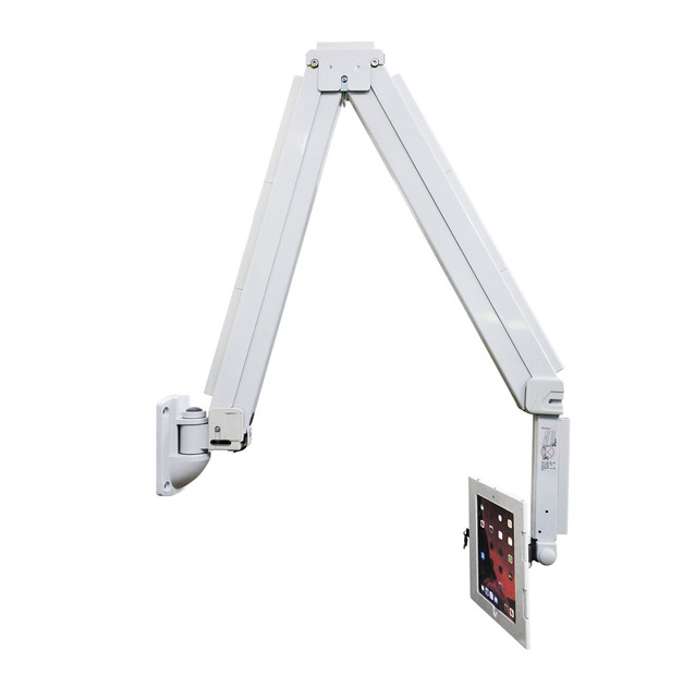 High Quality Hospital iPad Stand for Wall Mount 10.2"-10.5" iPad Max 2kg Load Capacity Metal Construction 360 Rotation