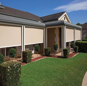 Parasol eléctrico para exteriores, <span class=keywords><strong>persiana</strong></span> enrollable motorizada a prueba de viento, venta al por mayor de fábrica - Product Image 2