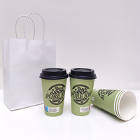 Vente en gros en Chine de sacs d'emballage en papier alimentaire écologique sac en papier kraft à emporter pour les aliments de restaurant à emporter