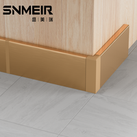 Pemasangan Kabinet Dapur Dekoratif Modern, Lis Dinding, Lis Lantai, Profil Trim, Alas Dinding, Lis Aluminium