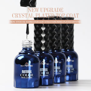 EMENE nuevo 15mL Super brillante templado cristal transparente sin limpiar capa superior diamante UV Gel esmalte de uñas - Product Image 6