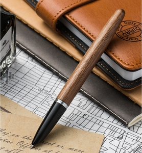 Cổ Điển Sang Trọng Thủ Công Bằng Gỗ Đài Phun Nước Bút 0.5Mm Nhựa Retro Phong Cách Sang Trọng Cụ Bằng Văn - Product Image 3