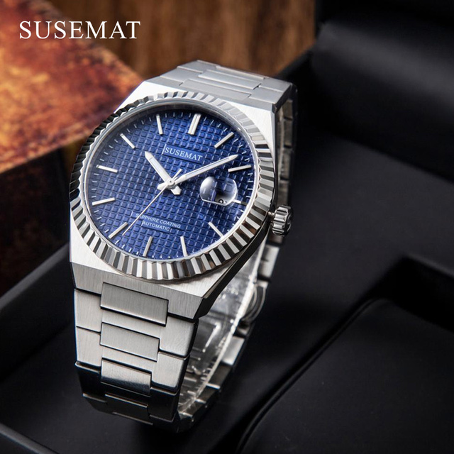 SUSEMAT Montre Homme Design Waterproof Men Automatic Wrist Watch Luxury Brand Mechanical Watches
