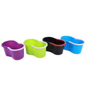 <span class=keywords><strong>Serpillère</strong></span> rotative en microfibre plastique à 360 degrés avec essoreuse et seau pour le nettoyage des sols, ensemble seau de nettoyage magique en acier inoxydable - Product Image 3