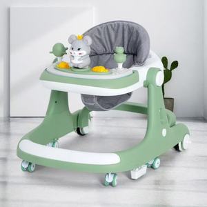 Offre Spéciale Pas cher marcheur bébé anti-O-leg multifonction en forme de U <span class=keywords><strong>marche</strong></span> avec lumière 6 roues pour bébé de 6 à 10 mois - Product Image 1