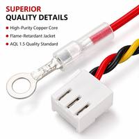 Konektor JST Molex TE Kustom 4.2 Pitch Wire Harness untuk Perakitan Kabel Elektronik Nylon/PBT Otomotif/Motor