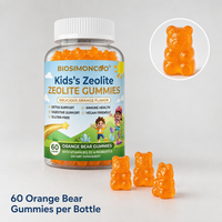 Gummies de Zéolite pour Enfants B12 D3 Probiotiques, Soutien Immunitaire et Digestif, 60 Comprimés, Marque Privée OEM