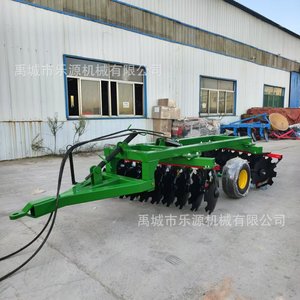 Hydraulic Traction Disc Harrow With Notch Offset For Farm Tractor Green <b>Cultivator</b> - Product Image 5