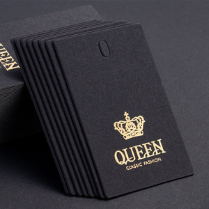 Tùy Chỉnh In Chính Quần Áo Giấy Nhãn Phụ Nữ Quần Áo Thẻ Trắng May Tag In Ấn Với Logo - Product Image 6