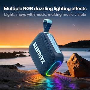 <span class=keywords><strong>ลำโพง</strong></span>ไร้สาย Remax พร้อมไฟ RGB เชื่อมต่อ TWS แบบพกพา กันน้ำ IP67 รองรับบลูทูธ รองรับการ์ด TF/USB/AUX - Product Image 3