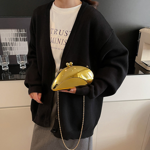 <span class=keywords><strong>Sac</strong></span> de soirée élégant en forme de mangue de haute qualité pour événements, sacs à bandoulière pour femmes pour bal de promo et soirées - Product Image 1