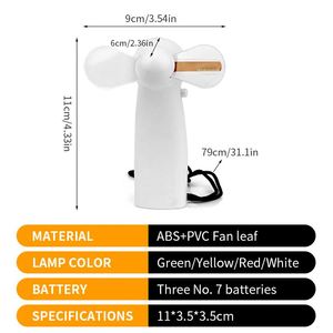 Ventilador de Mano LED Personalizado con Mensaje y Logotipo, Mini, Portátil, con Luces Intermitentes, para Regalos Promocionales - Product Image 4