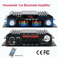 BT-998 12V 4.0 Kanal HiFi Amfi, Araba ve Ev Kullanımı İçin Alüminyum Alaşımlı, Menşei Çin