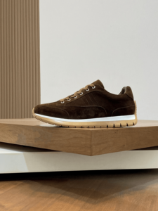 Baskets Homme Élégantes et Minimalistes en Cuir Massif avec Semelle Intérieure Rembourrée Amortissante, Non Déformables et Résistantes à l'Usure pour le Quotidien - Product Image 2