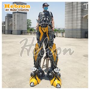 Disfraz de Robot Abeja Gigante para Adulto, Traje Transformable con Luces LED para Cosplay Humano - Product Image 6