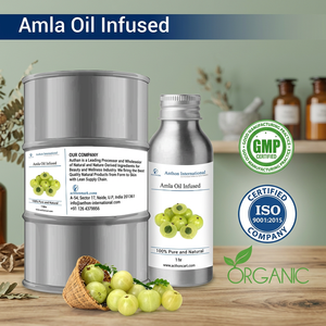 Huile d'Amla infusée Aethon International 1 Ltr, huile de soin de la peau pure et naturelle biologique pour tous les types de peau - Product Image 3