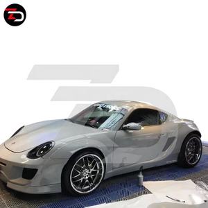 ชุดแต่งไวด์บอดี้ RB V1 ปี 2007-2013 สำหรับ <span class=keywords><strong>987</strong></span> <span class=keywords><strong>Cayman</strong></span> S <span class=keywords><strong>R</strong></span> GTS ประกอบด้วยกันชนหน้า บังโคลน กันชนหลัง สปอยเลอร์ และสเกิร์ตข้าง - Product Image 6