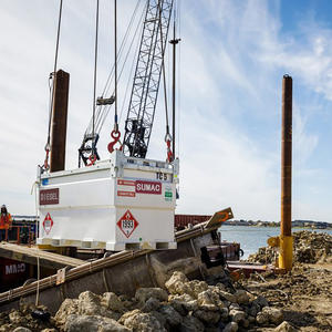 Carretilla elevadora Sumac-Tanque de cubo de doble pared móvil Marco galvanizado Tanque interior extraíble, especialmente para suministro y entrega de combustible en el sitio - Product Image 6