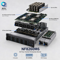 Serveur en rack 2U NF8260M6 Quad Xeon DDR4 PCIe 4.0 NVMe pour l'informatique d'entreprise, configuration personnalisée testée