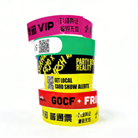 Bracelet jetable personnalisé en Tyvek imperméable, couleur unie, en papier Dupont, pour événements, festivals, parcs d'attractions, promotion